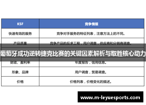 葡萄牙成功逆转捷克比赛的关键因素解析与取胜核心动力